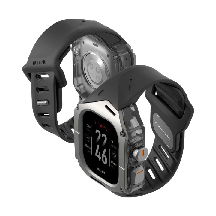 Aulumu A01 · cubierta de titanio y correa FKM para Apple Watch Ultra 1/2/3