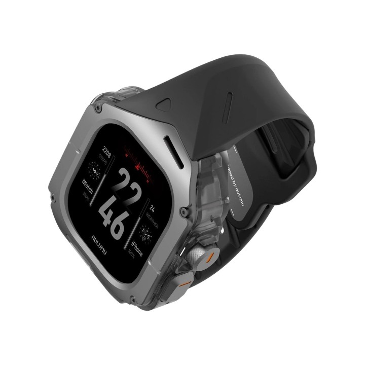 Aulumu A01 · cubierta de titanio y correa FKM para Apple Watch Ultra 1/2/3