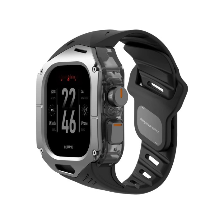 Aulumu A01 · cubierta de titanio y correa FKM para Apple Watch Ultra 1/2/3