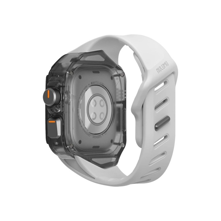 Funda A01 Fibra de Carbono & Correa FKM Apple Watch Ultra Blanco | Mayorista