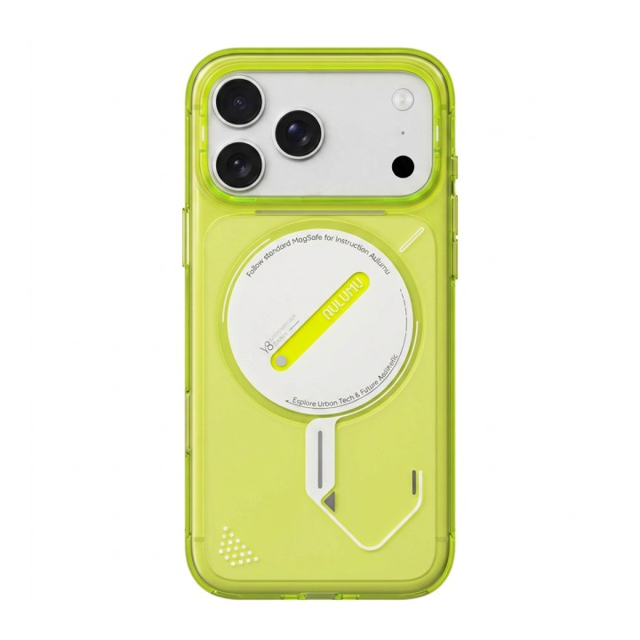 Funda Aulumu A18 Ghost Lumen transparente MagSafe para iPhone 18/17 Pro Max