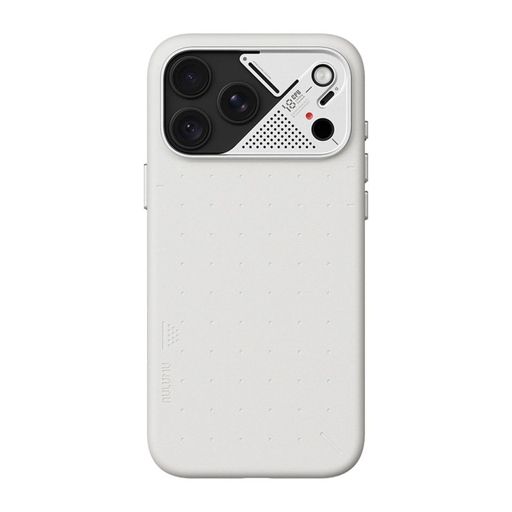 Funda Aulumu A18 Vegan Leather iPhone 18 Pro Blanco MagSafe | Mayorista