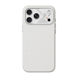 Aulumu A18 Vegan Leather MagSafe Case for iPhone 18 Pro Max, White