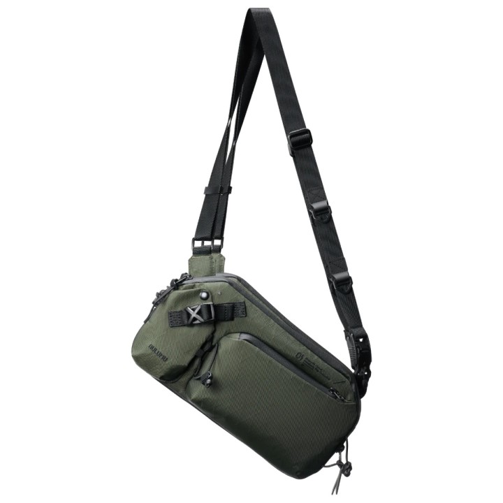 Bolso Bandolera Aulumu B01 Urban Transit Gear Army Green | Mayorista