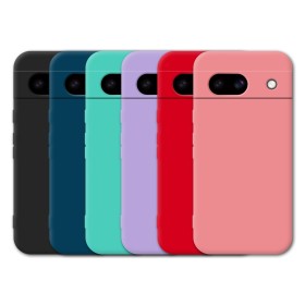 Funda Tipo Original Google Pixel 8A de goma suave | Wephone Mayorista