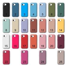 Funda iPhone 16E Ultrasuave de Silicona Líquida | Wephone Mayorista
