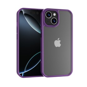 Funda Mate Metal iPhone 14 Plus Marco Metálico Antihuellas | Wephone Mayorista