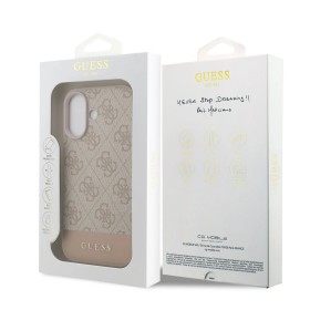 Funda Guess iPhone 17 Rosa | 4G Bottom Stripe Eco-Leather