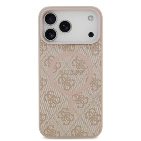 Funda Guess iPhone 17 Pro Max Rosa MagSafe | Piel Sintética 4G Classic