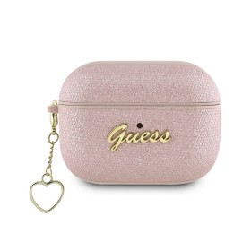 Funda Guess para AirPods Pro 2 con Colgante de Corazón – Rosa