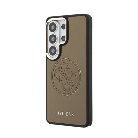 Funda Guess Galaxy S26 Ultra Marrón MagSafe | Logo 4G Perforado