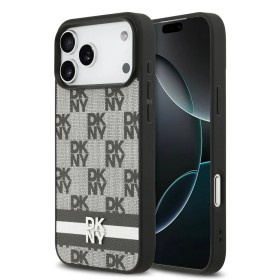Funda DKNY para iPhone 17 Pro  Patrón de Cuadros Negra | Mayorista Oficial