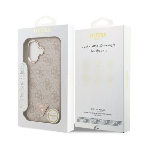 Funda Guess para iPhone 17 – Colección 4G Triangle Logo con MagSafe – Rosa