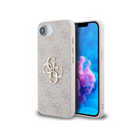 Funda Guess para iPhone 16e / 17e – Colección 4G con Logotipo Metálico Big – Rosa