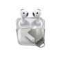 Funda Aulumu A29 AirPods 4 Blanco Translúcido | Mayorista
