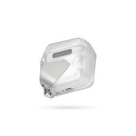 Funda Aulumu A29 AirPods 4 Blanco Translúcido | Mayorista