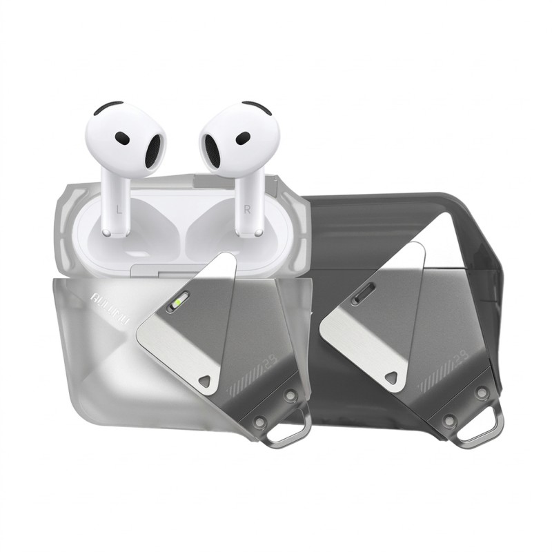 Funda Aulumu A29 AirPods 4 Blanco Translúcido | Mayorista