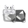 Funda Aulumu A29 AirPods 4 Gris Translúcido | Mayorista