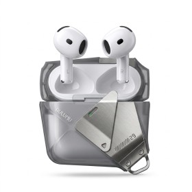 Funda Aulumu A29 AirPods 4 Gris Translúcido | Mayorista