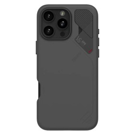 Funda Aulumu A16 MagSafe iPhone 16 Pro Blanco y Negro | B2B