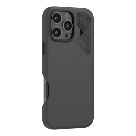 Funda Aulumu A16 MagSafe iPhone 16 Pro Blanco y Negro | B2B