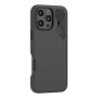 Funda Aulumu A16 MagSafe iPhone 16 Pro Blanco y Negro | B2B
