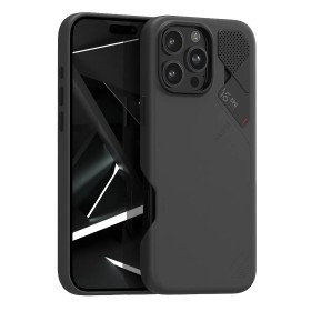 Funda Aulumu A16 MagSafe iPhone 16 Pro Blanco y Negro | B2B